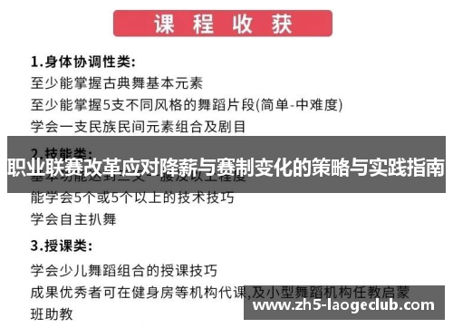 职业联赛改革应对降薪与赛制变化的策略与实践指南 职业联赛改革应对降薪与赛制变化的策略与实践指南